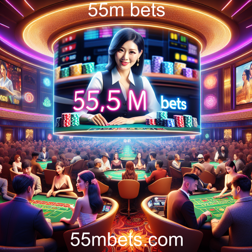 Experiência de Jogo Imersiva com Cassino Ao Vivo no 55m bets